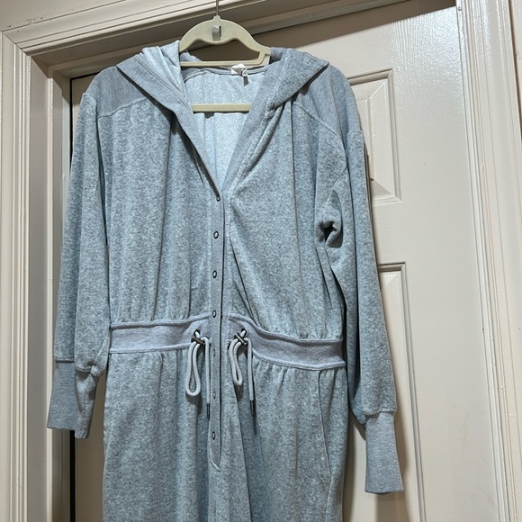 Daily Practice By Anthropologie Lounge Velour Jumpsuit - Picture 4 of 12